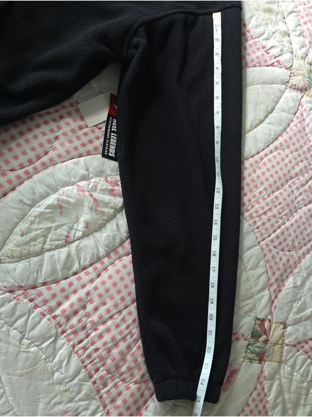 Men's Reel Legends Sportsman's Zip Front  Mock Neck Black Fleece Jacket M, NWT - Picture 13 of 14